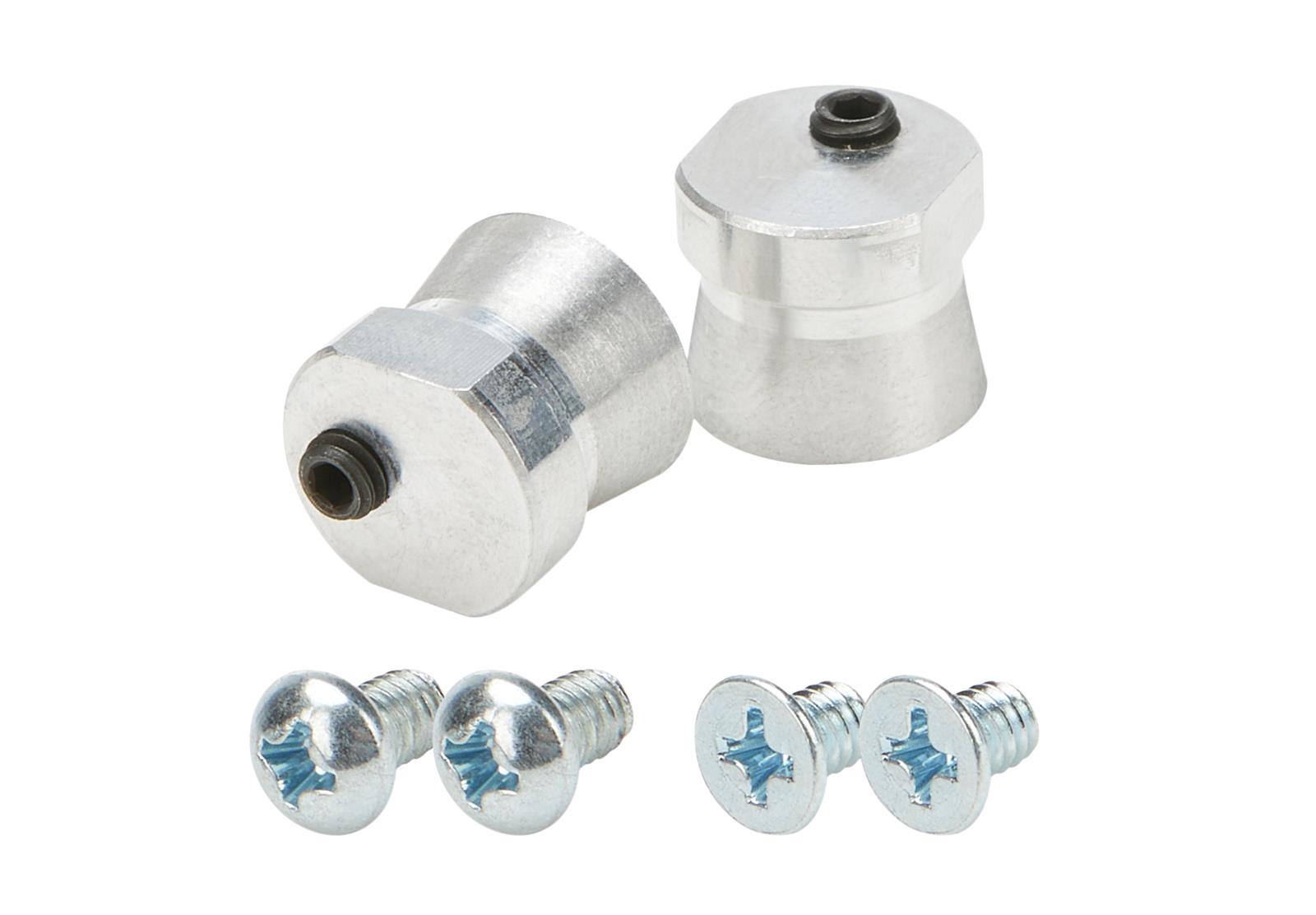Allstar Performance Helmet Components ALL13100 Locking Tear Off Post Kit, Aluminum, Pair