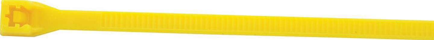 Allstar Performance Nylon Tie Wraps ALL14137 Zip Ties, Wire Ties, Nylon, Yellow, 14.250 in. Length, Set of 100