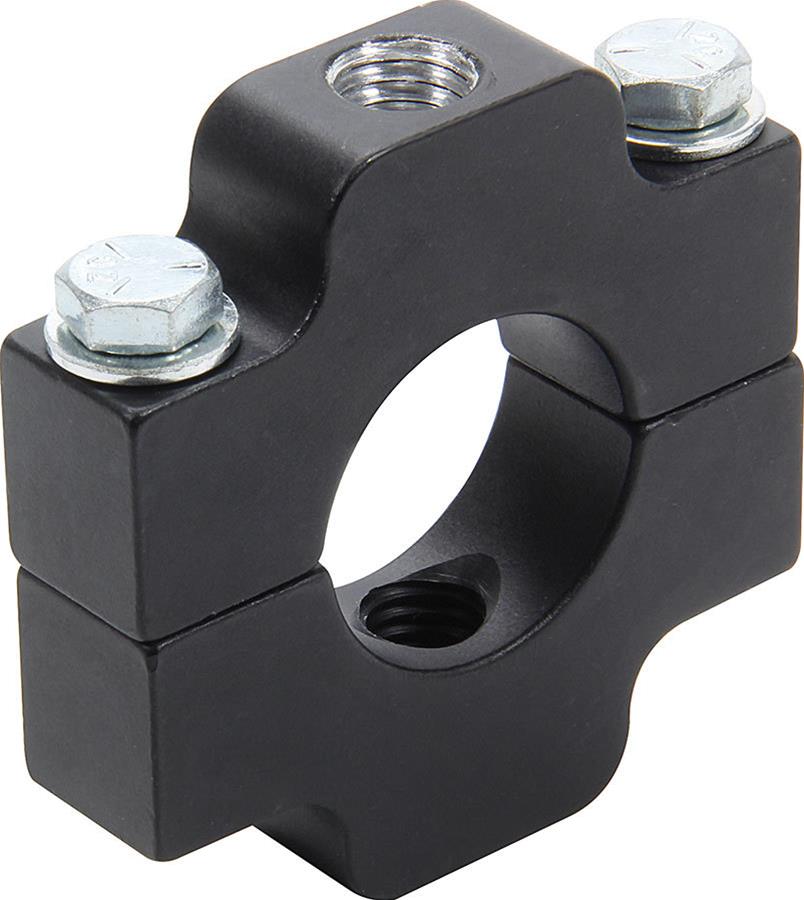 Allstar Performance Ballast Mounting Brackets ALL14194 black anodized two-piece aluminum bracket clamps around tubing with 5/16 in hex head faste