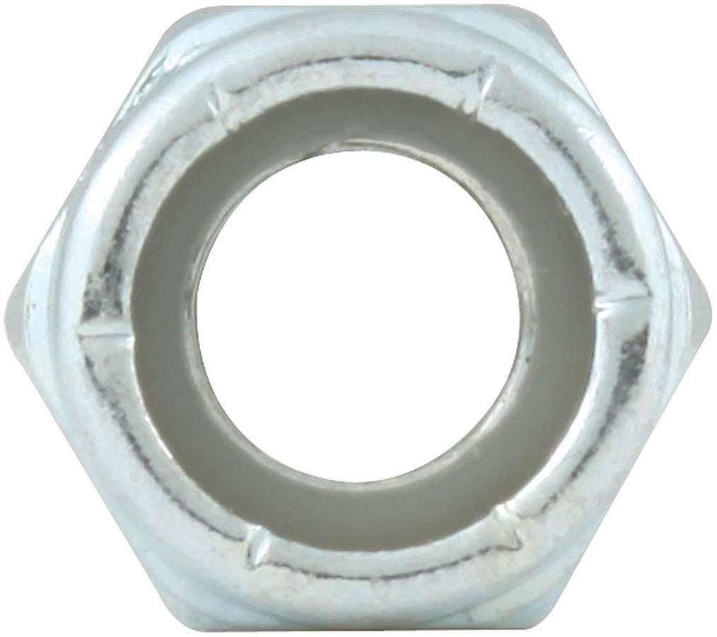 Allstar Performance Nylon Locking Hex Nuts ALL16011-10 Nuts, Hex, Steel, Zinc Plated, Insert, 5/16-18 in. Coarse Thread, Set of 10