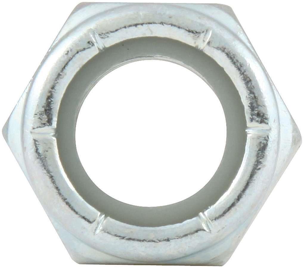 Allstar Performance Nylon Locking Hex Nuts ALL16014-50 Nuts, Hex, Steel, Zinc Plated, Insert, 1/2-13 in. Coarse Thread, Set of 50
