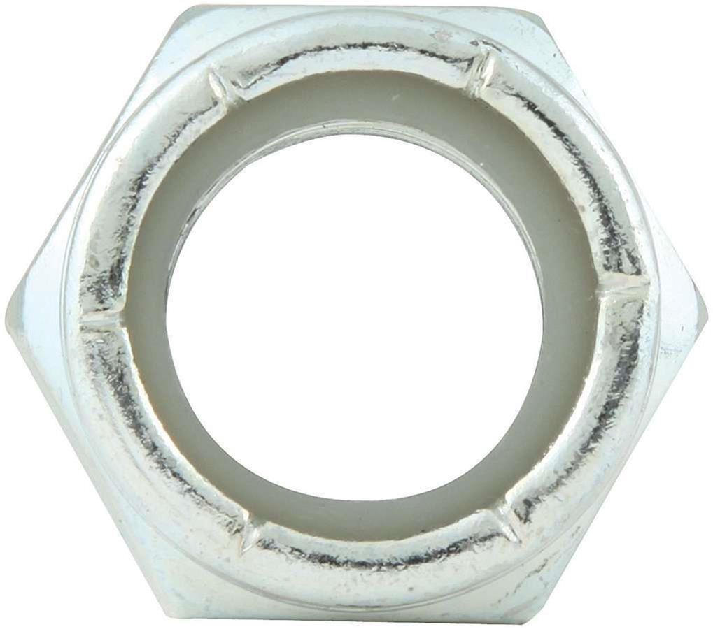 Allstar Performance Nylon Locking Hex Nuts ALL16016-10 Nuts, Hex, Steel, Zinc Plated, Insert, 3/4-10 in. Coarse Thread, Set of 10