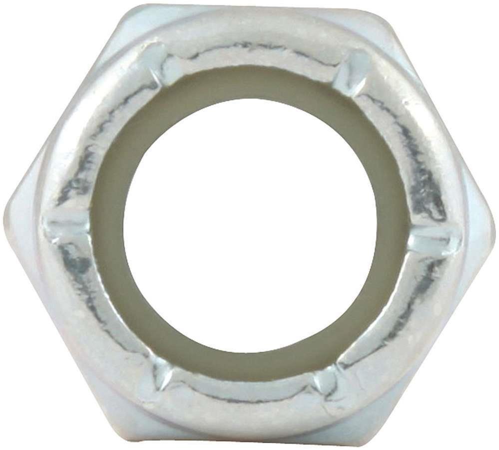 Allstar Performance Nylon Locking Hex Nuts ALL16072-10 Nuts, 3/8-24 in Threads, Thin with Insert, Set of 10