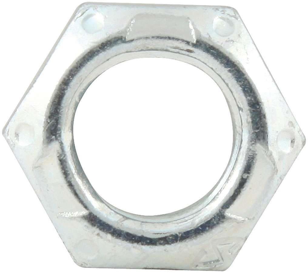 Allstar Performance Mechanical Locking Hex Nuts ALL16084-10 Nuts, Hex, Steel, Zinc Plated, Self-locking, 1/2-20 in. Fine Thread, Set of 10