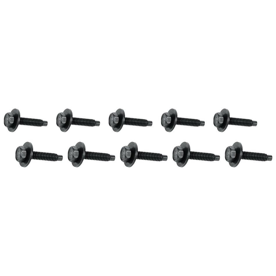Allstar Performance Body Bolts ALL16553 Bolt, Steel, Black Oxide, 1/4 in.-20 Thread, 1 1/8 Length, Set of 10