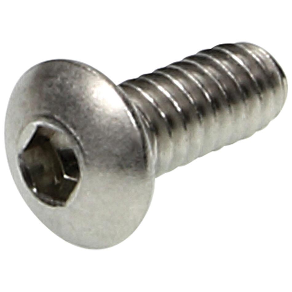 Allstar Performance Button Head Bolts ALL16922 Bolt, Head, Stainless Steel, Natural, 10-24 Thread, 0.500 in. Underhead Length, Set of 25