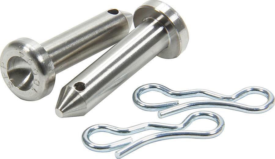 Allstar Performance Fastener Hardware Assortments ALL17028 kit includes (2) titanium pins and (2) clips.