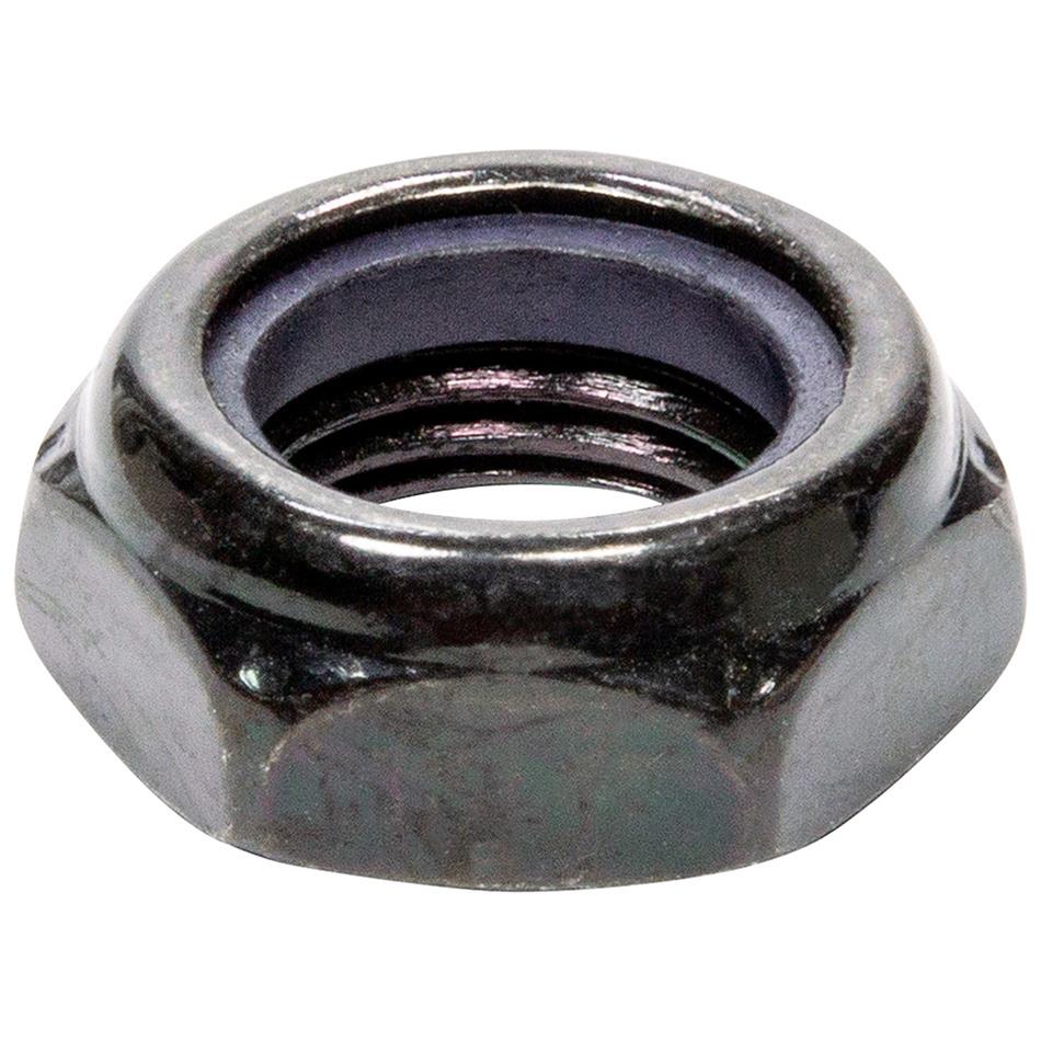 Allstar Performance Nuts ALL17048 black anodized steel 1/2 in-20 nylon lock nuts are a lightweight option to keep fasteners