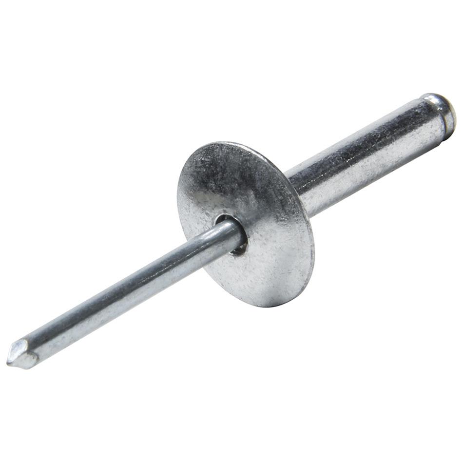 Allstar Performance Small Head Rivets ALL18030 Rivets, Silver, Steel, Aluminum, Size 3/16 in., Diameter 5/8 in., Grip Range 0.625-0.750 in., Set of 250.