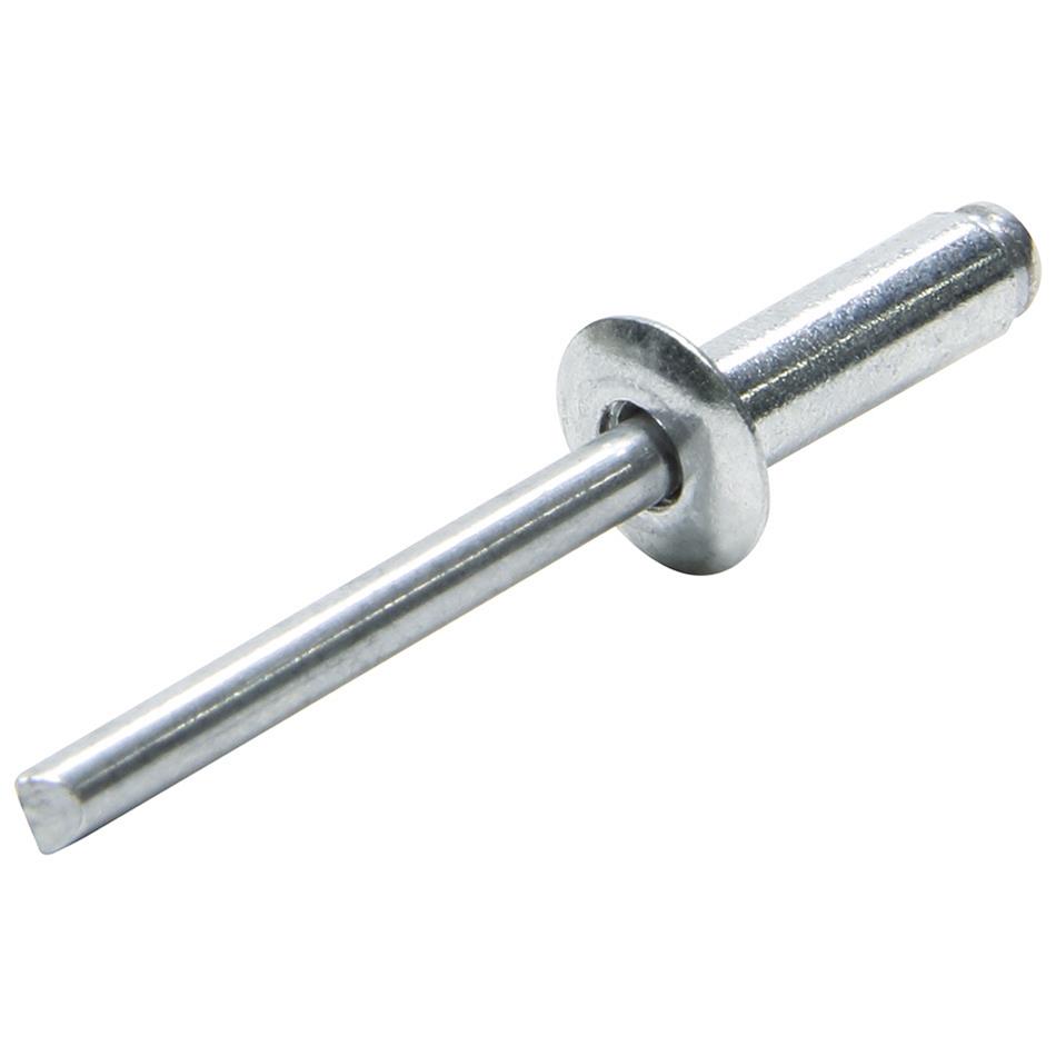 Allstar Performance Large Head Rivets ALL18040 Rivets, Blind Rivet, 3/16 in. Rivet, 3/8 in. Head, Aluminum, Silver, Set of 250
