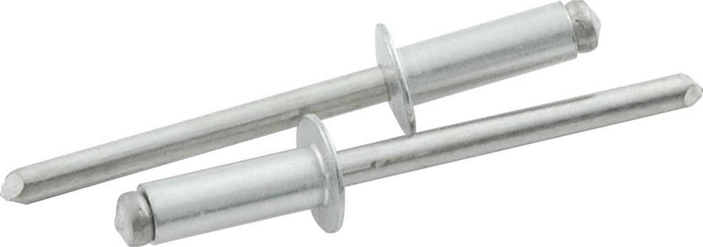Allstar Performance Small Head Rivets ALL18109 Rivets, Blind Rivets, Multi-Grip, 3/16 in. Rivet, 3/8 in. Head, Aluminum, Silver, Set of 250
