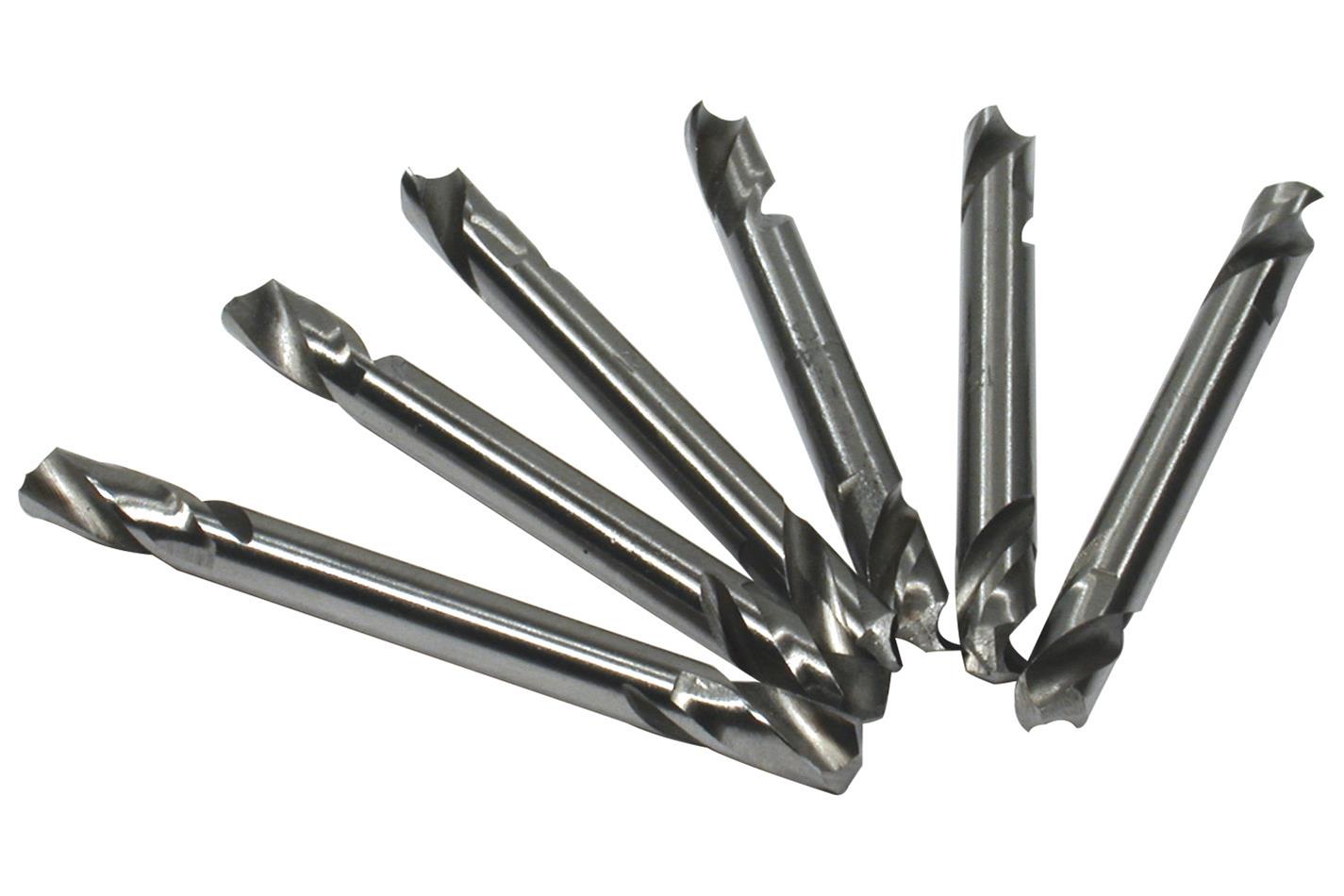 Allstar Performance Double-Ended Drill Bits ALL18201 Bit, Double-Ended, High Speed Steel, Titanium Nitride, 1/8 in. Diameter, Set of 6