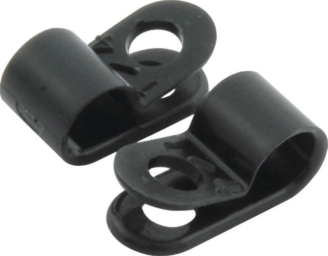 Allstar Performance Nylon Line Clamps ALL18310 Hose Mounting Clamps, Nylon, One 3/16 in. Diameter Hole, Set of 10