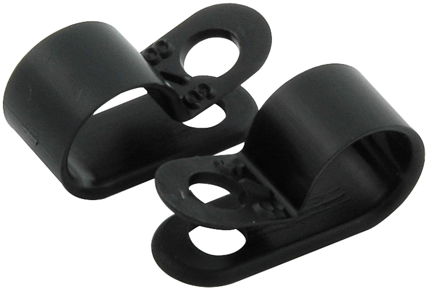 Allstar Performance Nylon Line Clamps ALL18313-50 Hose Mounting Clamps, Nylon, One 1/2 in. Diameter Hole, Set of 50