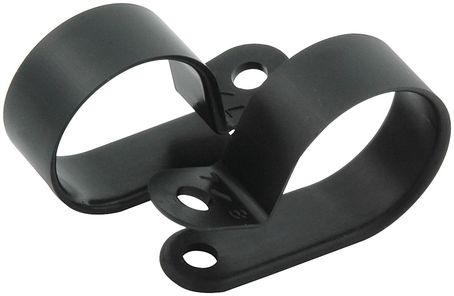 Allstar Performance Nylon Line Clamps ALL18317-50 Hose Mounting Clamps, Nylon, One 1 in. Diameter Hole, Set of 50