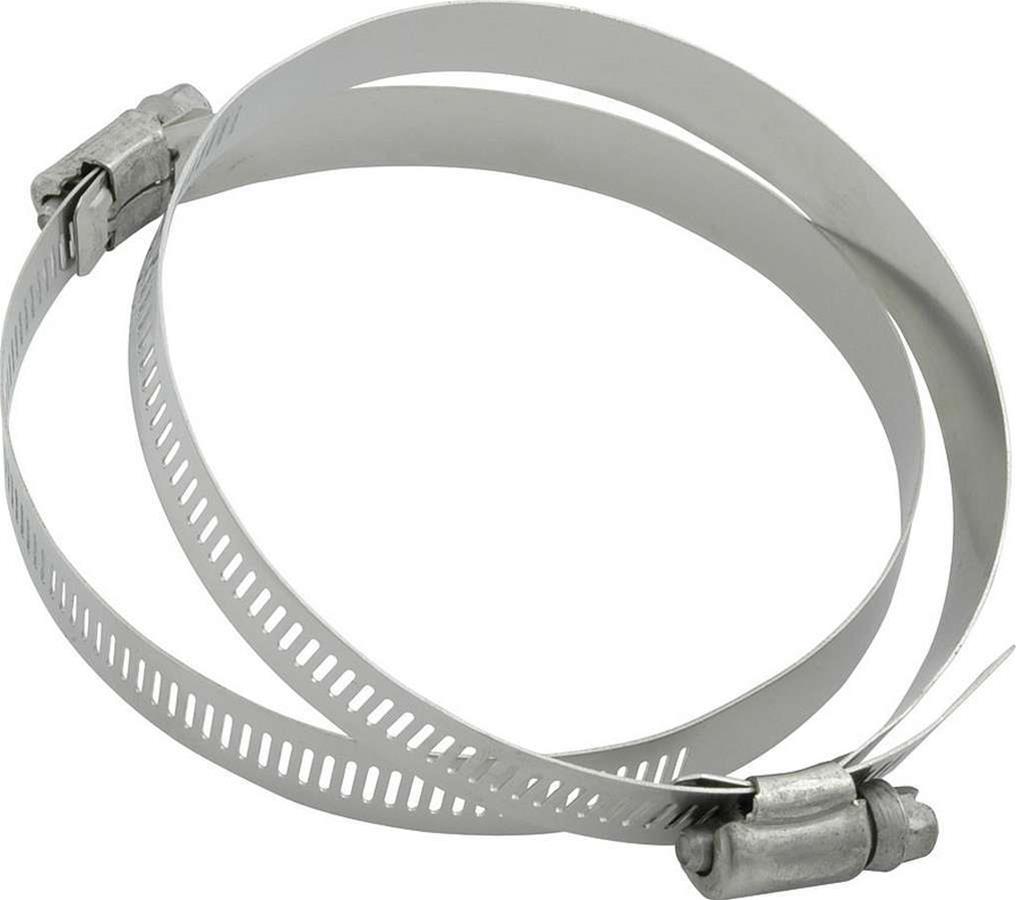 Allstar Performance Stainless Steel Hose Clamps ALL18340 Clamps, Steel, 3.500 in. Outside Diameter, Pair