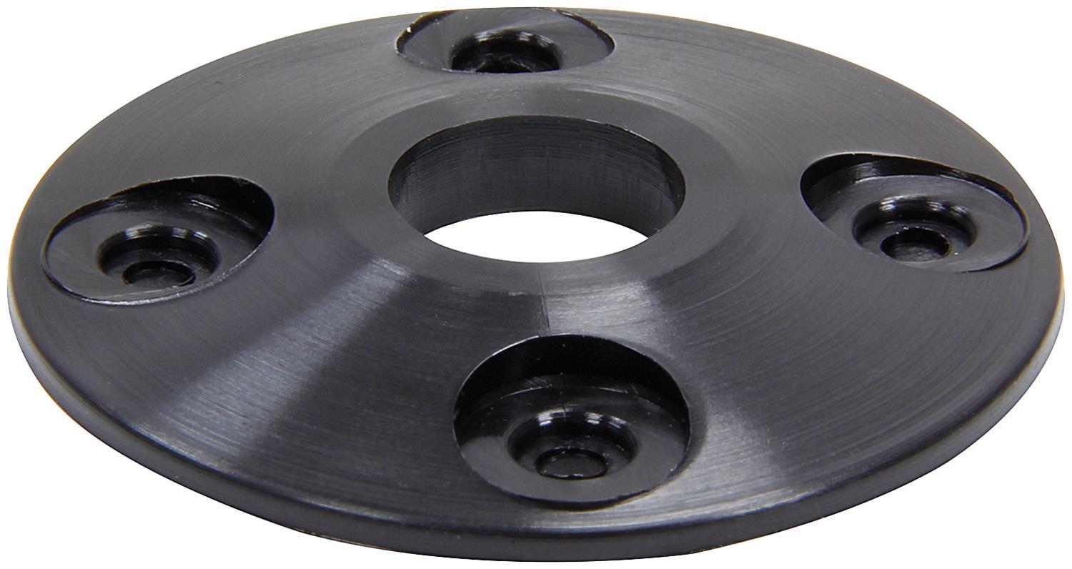Allstar Performance Replacement Hood Pin Scuff Plates ALL18430 Plates, Plastic, Black, Set of 4