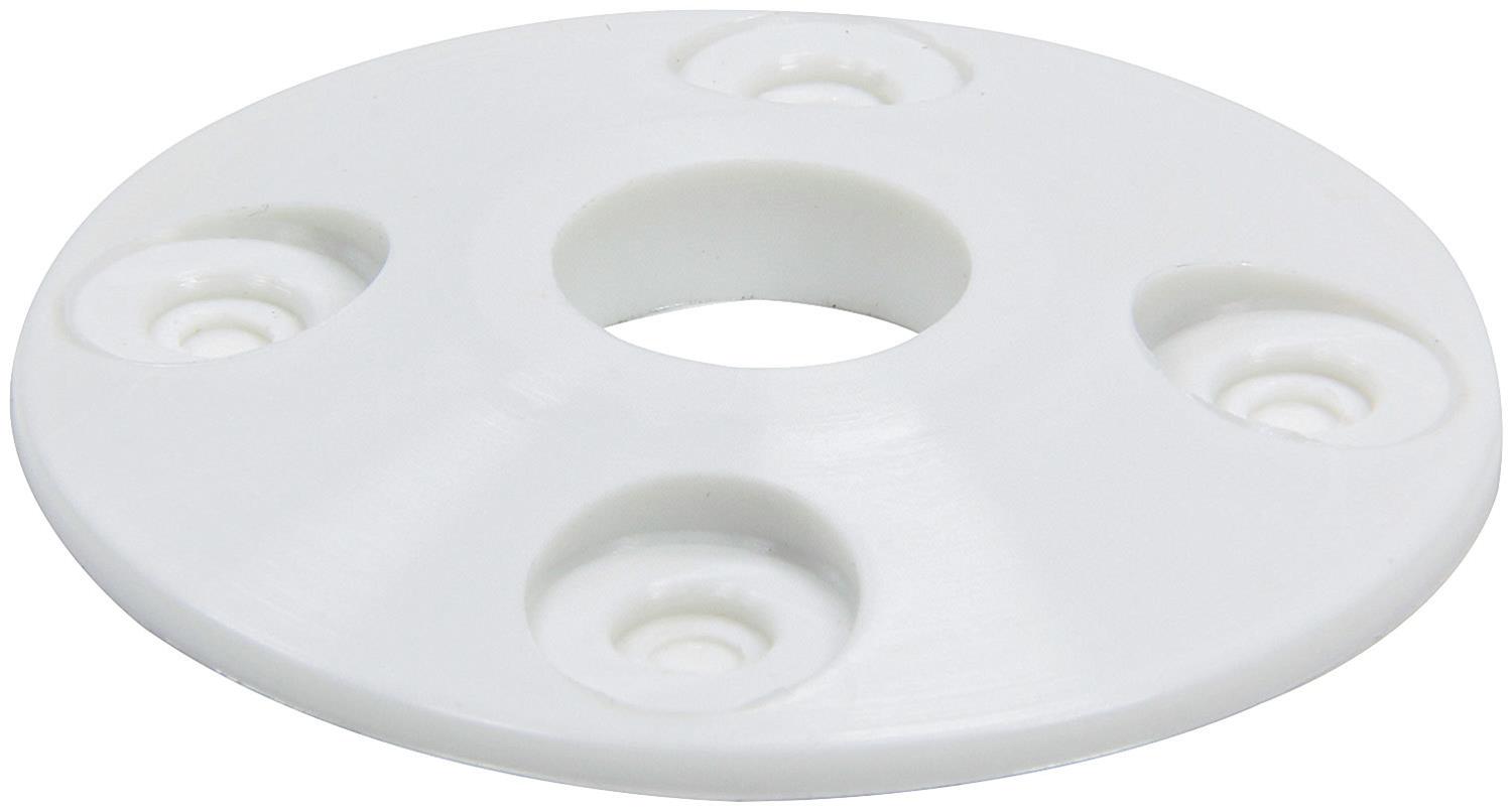 Allstar Performance Replacement Hood Pin Scuff Plates ALL18431 Plates, Plastic, White, Set of 4