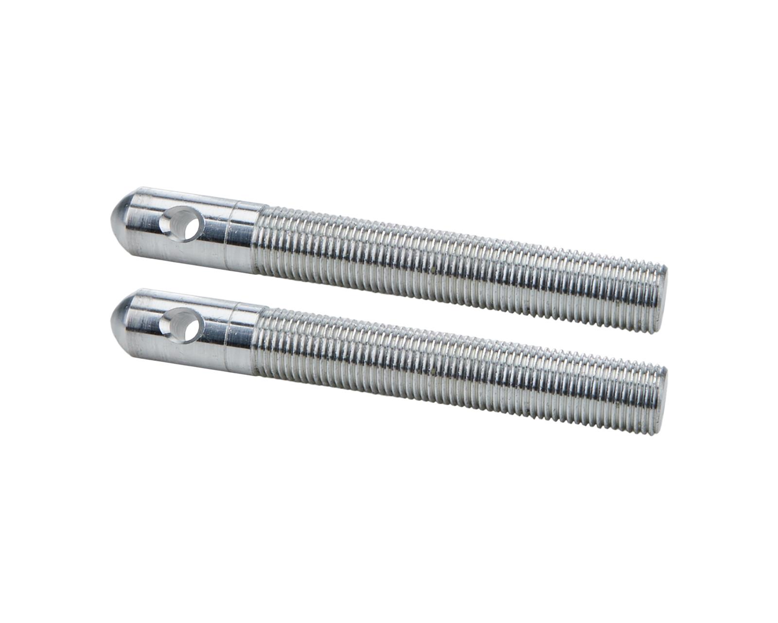 Allstar Performance Hood Pins ALL18498 Aluminum 1/2" with 3/16" Holes Silver