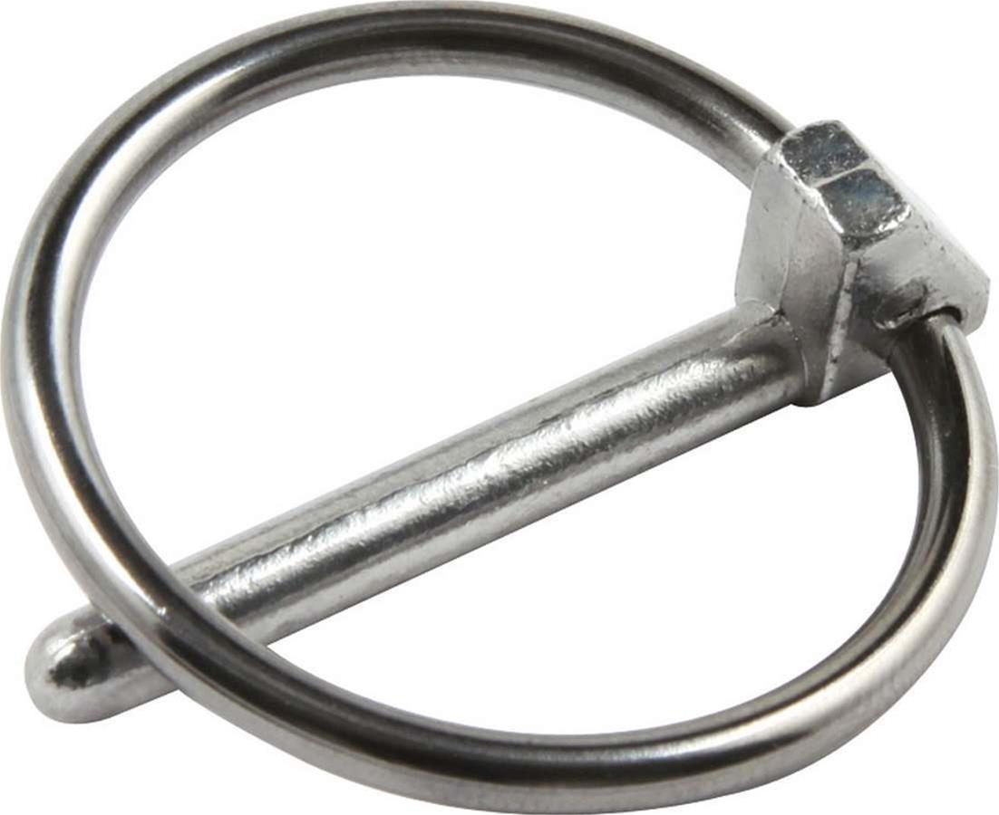 Allstar Performance Replacement Hood Pin Clips ALL18515 Pins, Torsion Clip, 3/16 in., Steel, Chrome, Pair