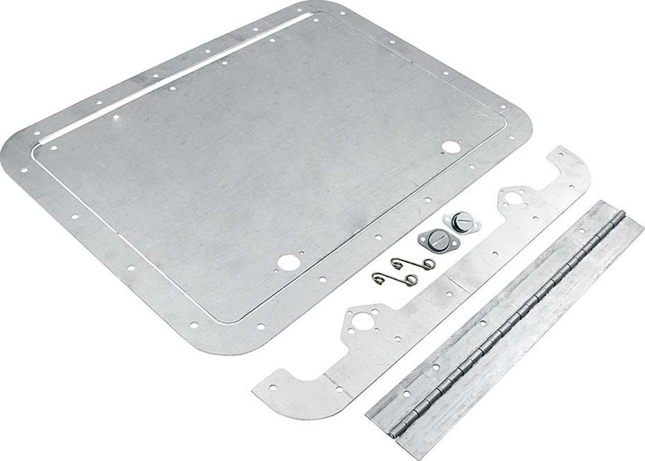 Allstar Performance Access Panels ALL18533 Deck Lid, Aluminum, Natural, Rectangular, 10 x 14 in., Kit