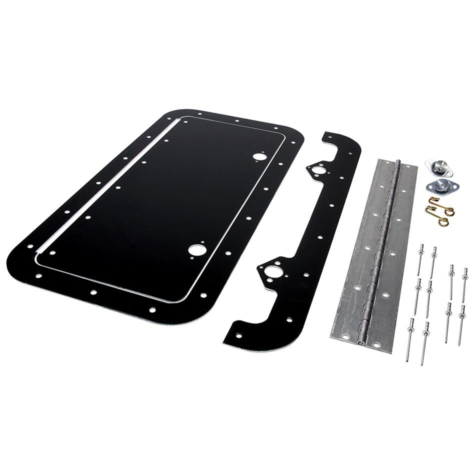 Allstar Access Panel Kit ALL18542 Black 6in x 14in Allstar Access Panel Kit ALL18542 Black 6in x 14in