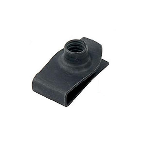 Allstar Performance Body Bolt Clips ALL18554 Fasteners, Clip, Steel, Black Oxide, 1/4-20 in. Thread Size, Set of 10