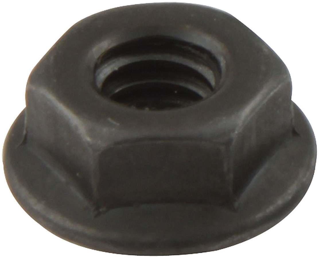 Allstar Performance Spin Lock Nuts ALL18555-50 Nuts, 1/4-20 in. Thread, 7/16 in. Wrench, Steel, Black, Set of 50