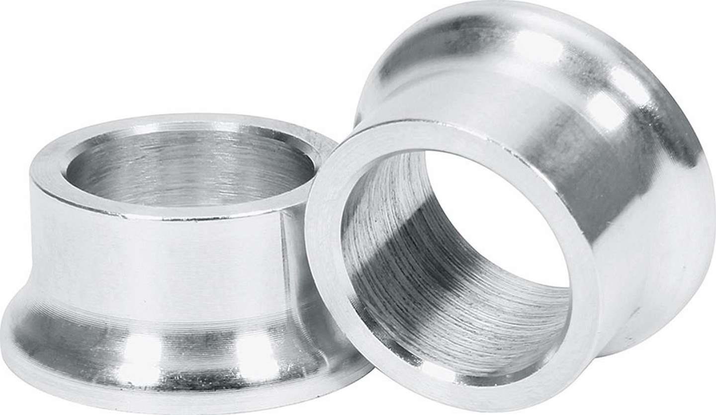Allstar Performance Tapered Spacers ALL18598 Spacers, Aluminum, 0.825 in. to 0.995 in. Outside Diameter, 0.625 in. Inside Diameter, 0.500 in. Length, Pair