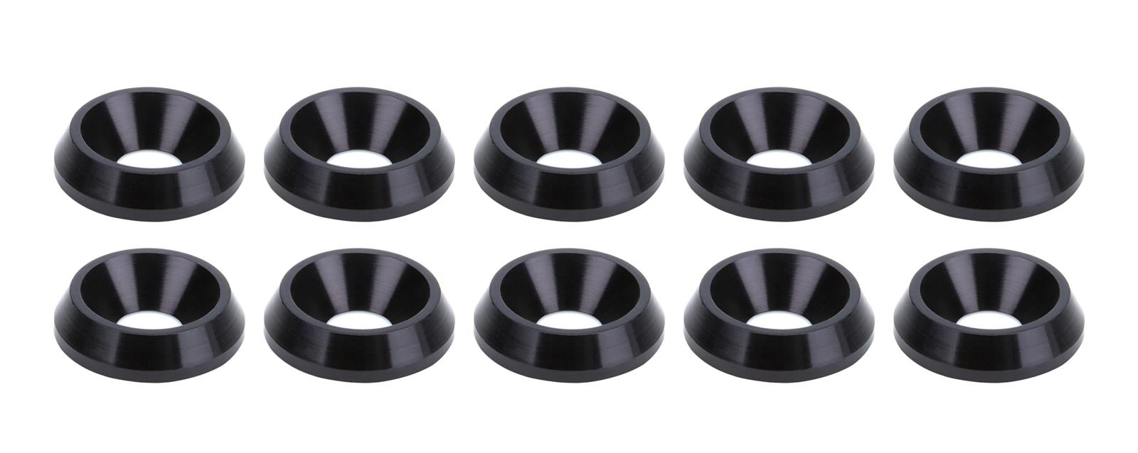 Allstar Performance Countersunk Washers ALL18659 Washer 1/4 in x 3/4 in, Black