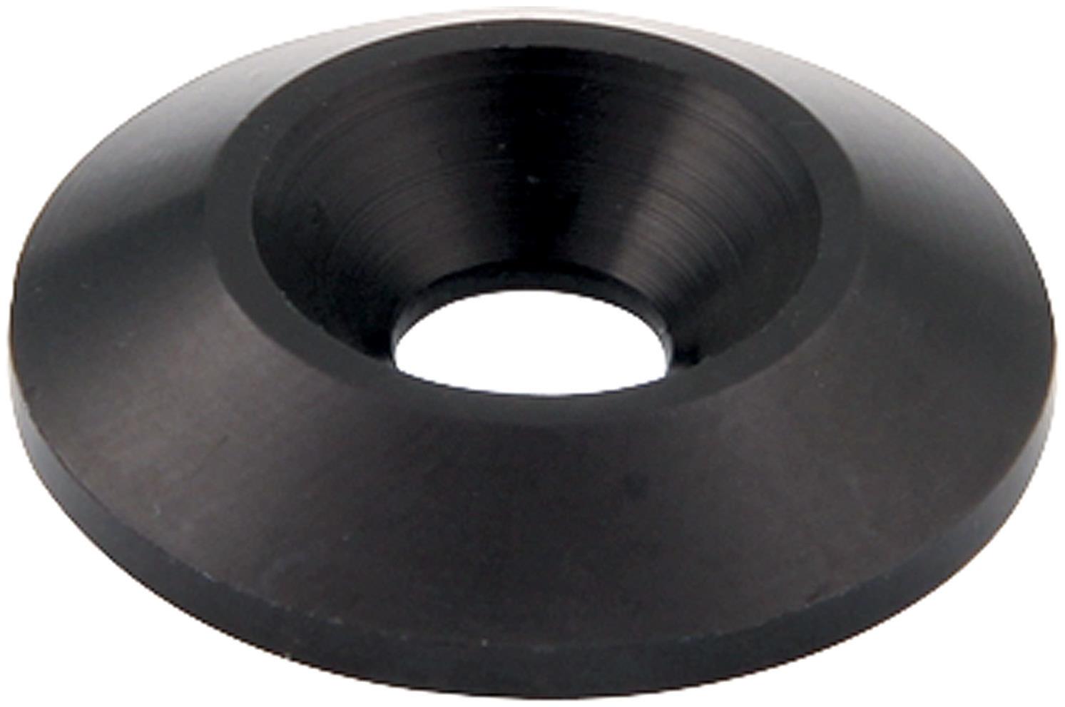 Allstar Performance Countersunk Washers ALL18663-50 Washers, Countersunk, Aluminum, Black Anodized, I.D. Chamfer, 0.250 in. I.D., 1.00 in. O.D., Set of 50