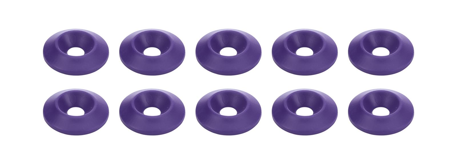 Allstar Performance Countersunk Washers ALL18697 Hardware, Washer Purple 10pk
