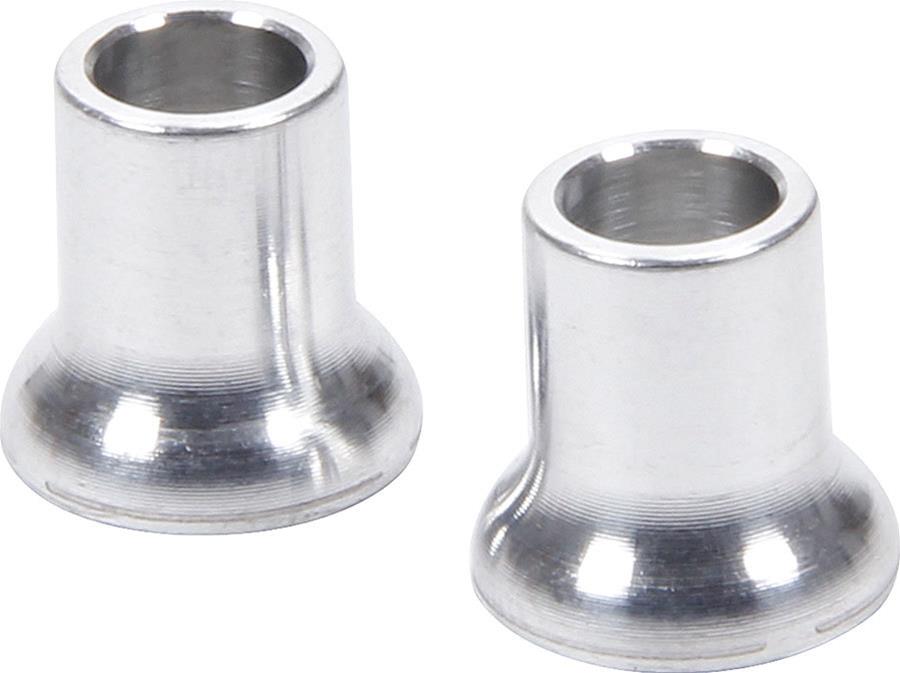 Allstar Performance Tapered Spacers ALL18702 Spacers, Aluminum, 0.345 in. to 0.500 in. Outside Diameter, 0.250 in. Inside Diameter, 0.500 in. Length, Pair