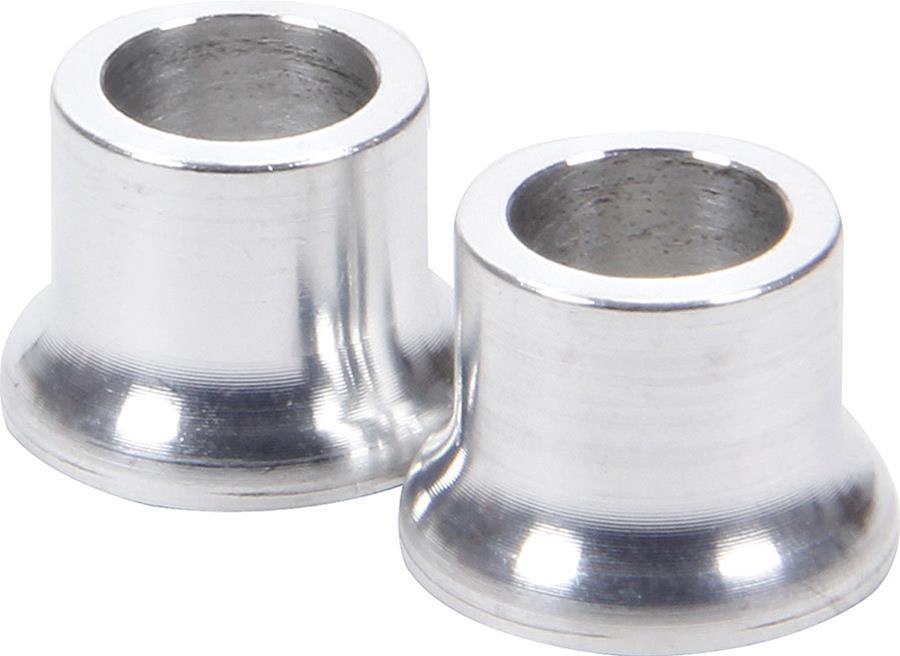 Allstar Performance Tapered Spacers ALL18714 Spacers, Aluminum, 0.525 in. to 0.680 in. Outside Diameter, 0.375 in. Inside Diameter, 0.500 in. Length, Pair