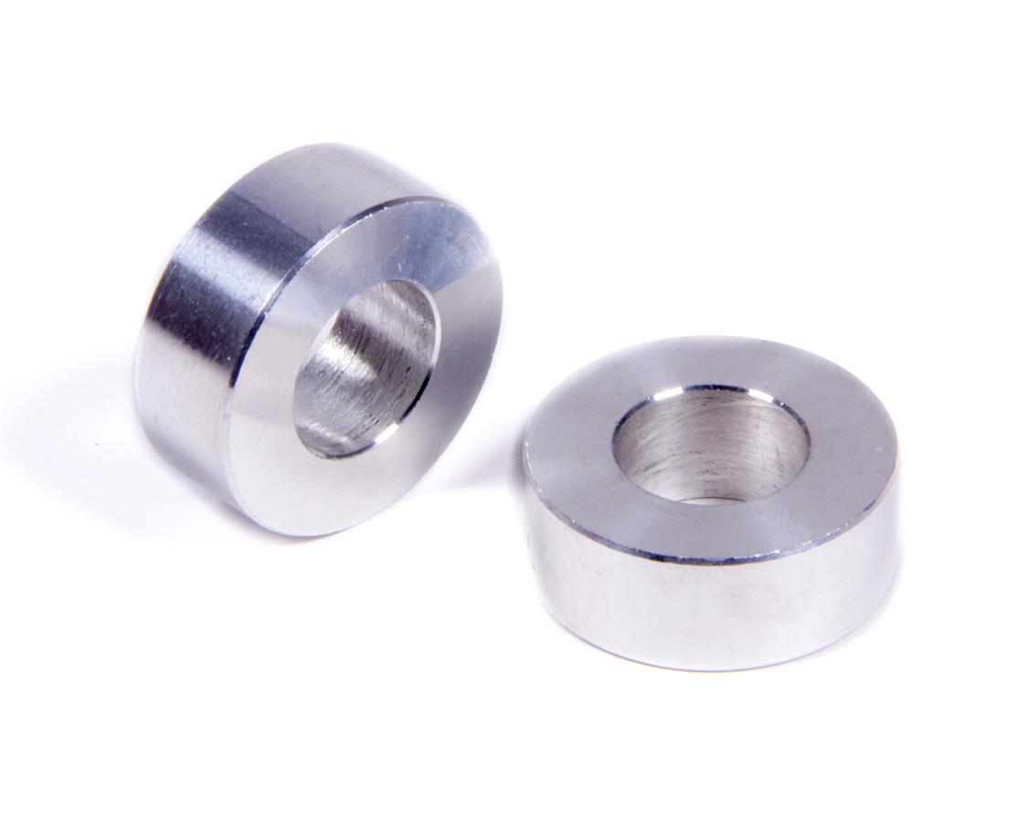 Allstar Performance Flat Spacers ALL18764 Spacers, Aluminum, .500 in. Inside Diameter, .375 in. Length, Pair