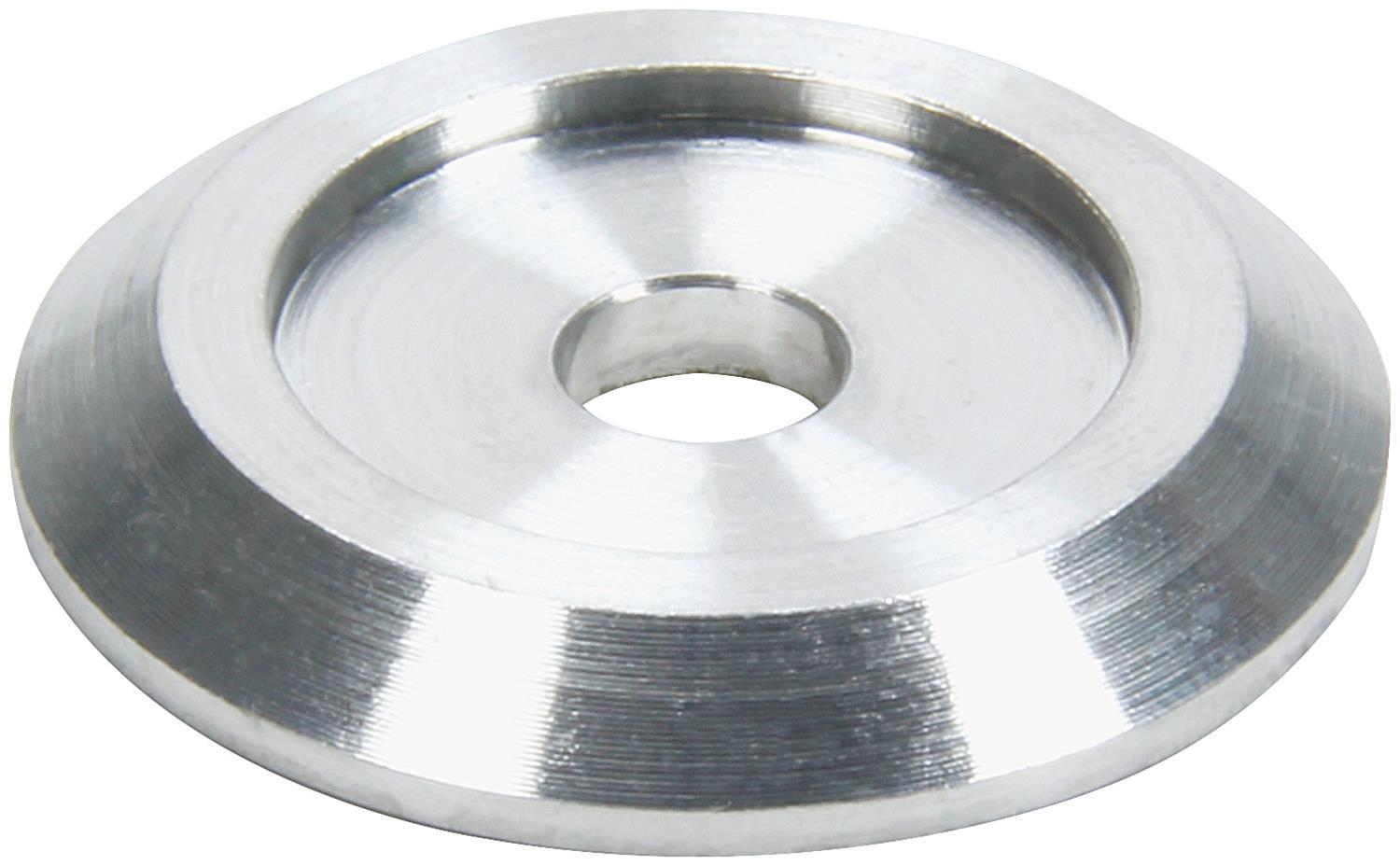 Allstar Performance Countersunk Washers ALL18840-50 Washers, Countersunk, Aluminum, Clear Anodized, I.D. Chamfer, 0.250 in. I.D., 1.25 in. O.D., Set of 50