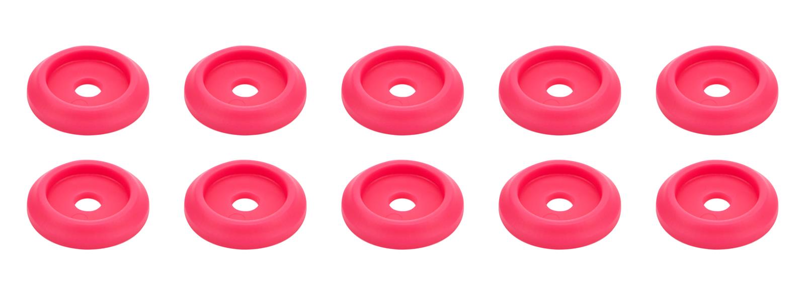 Allstar Performance Body Fasteners ALL18851 Hardware, Bolt Washer Plastic Pink 10pk