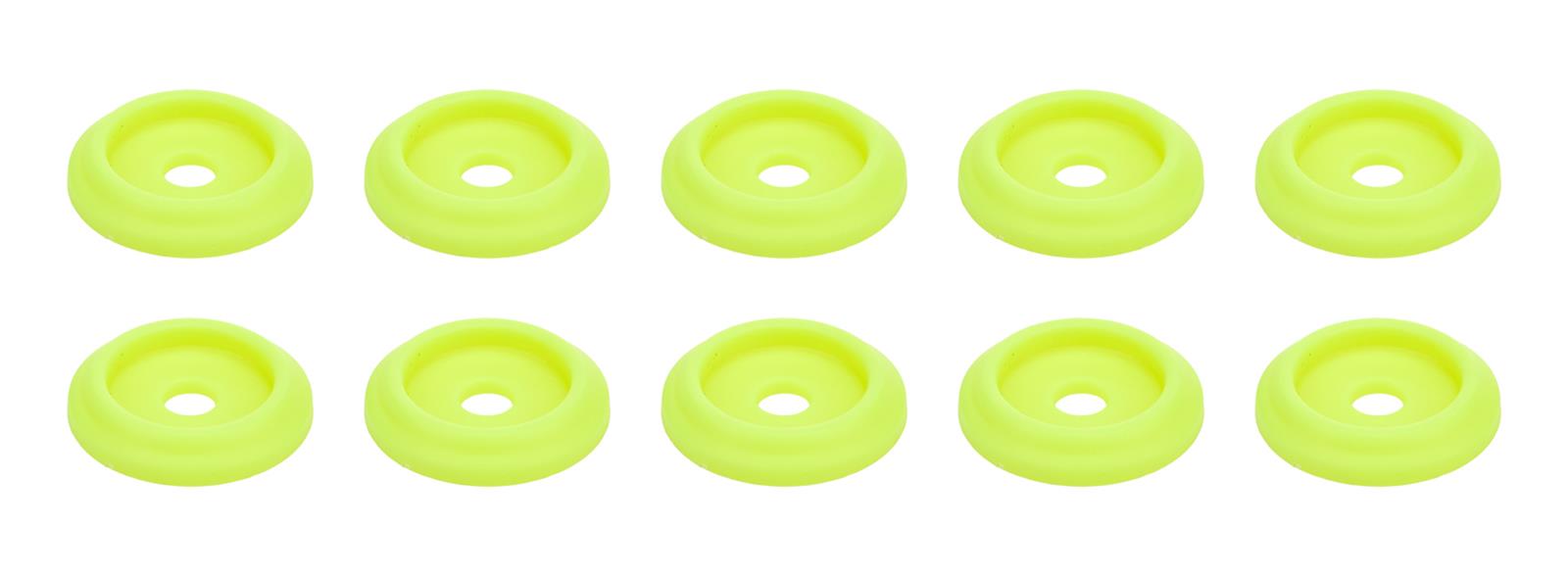 Allstar Performance Washers ALL18853 Hardware, Body Bolt Washer Plastic Fluor Yellow 10pk