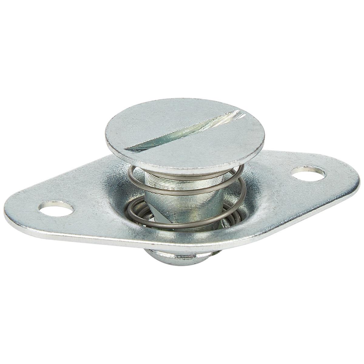Allstar Performance Flush Head Self-Ejecting Button Fasteners ALL18990 Quick Fasteners, Complete Fastener, Steel, Cadmium Plated, Self-Ejecting, Slotted, 0.400 in., Set of 10