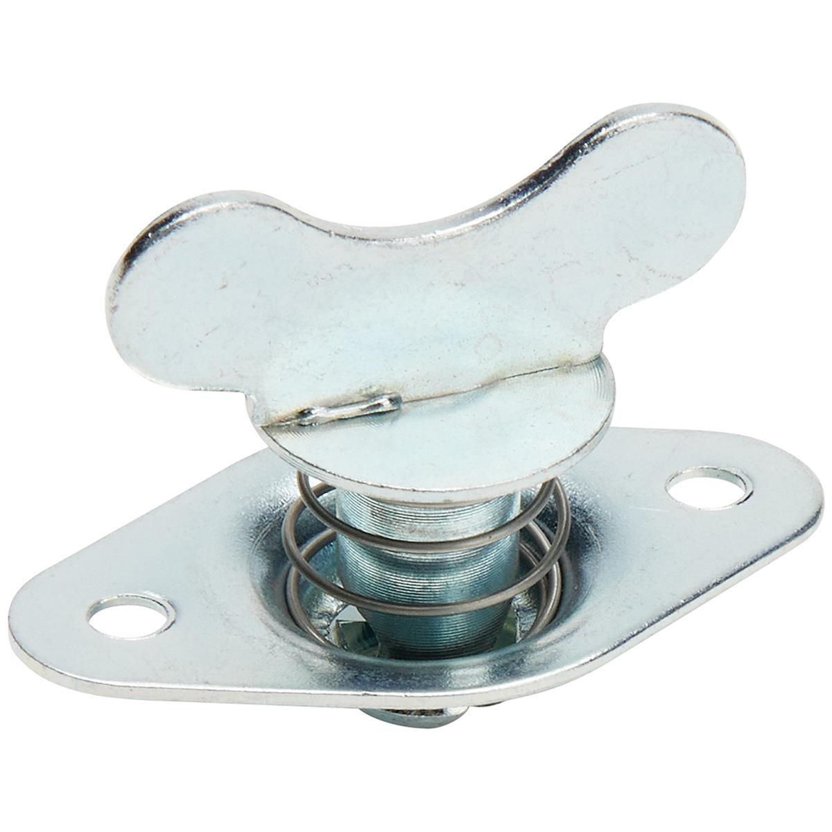 Allstar Performance Winged Head Self-Ejecting Button Fasteners ALL19050 Quick Fasteners, Complete Fastener, Steel, Cadmium Plated, Self-Ejecting, Butterfly, 0.500 in., Set of 10