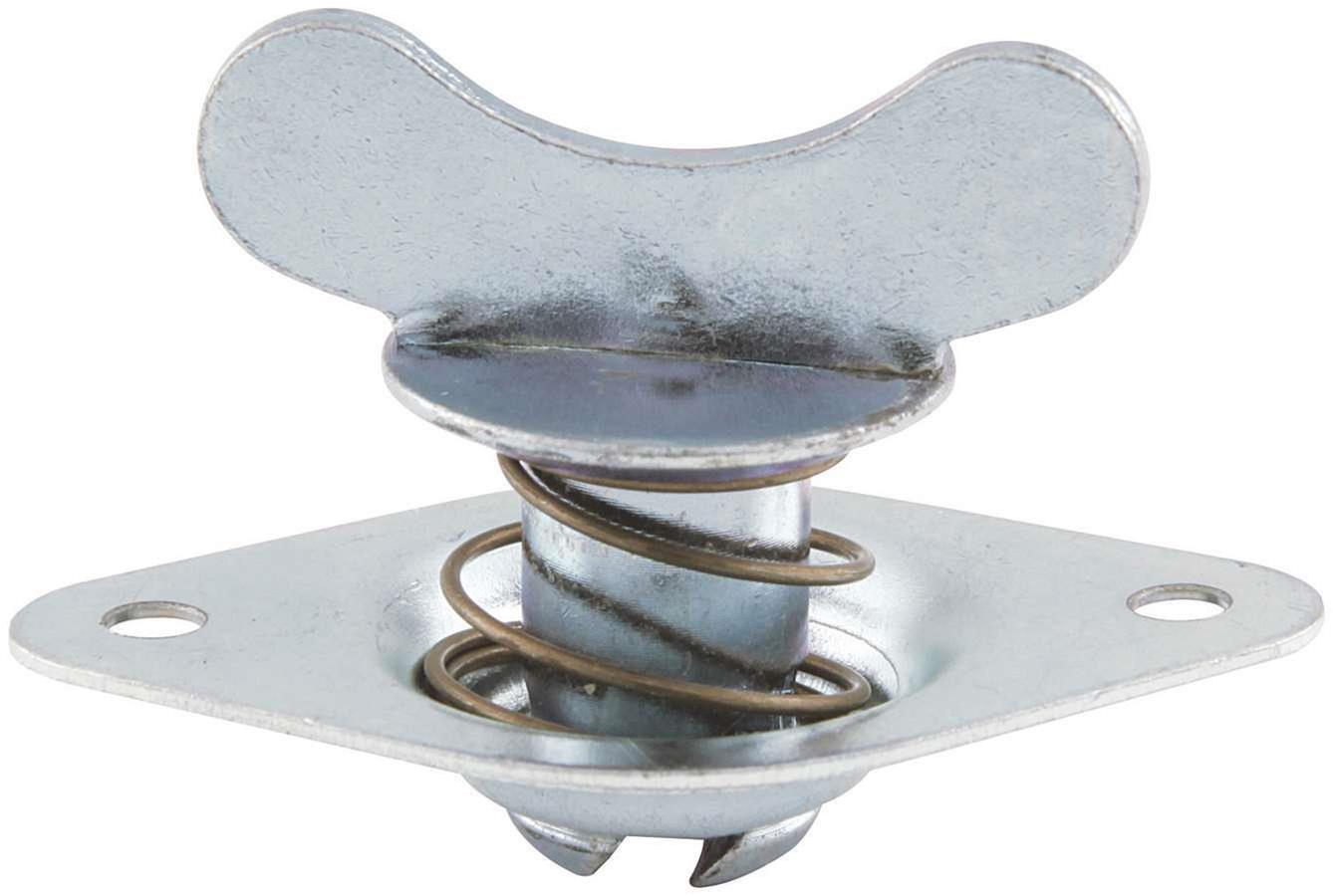 Allstar Performance Winged Head Self-Ejecting Button Fasteners ALL19068 Quick Fasteners, Button, Complete, Butterfly, Steel, Cadmium Plated, 7/16 in. Shank Diameter, 0.650 in. Length, Set of 10