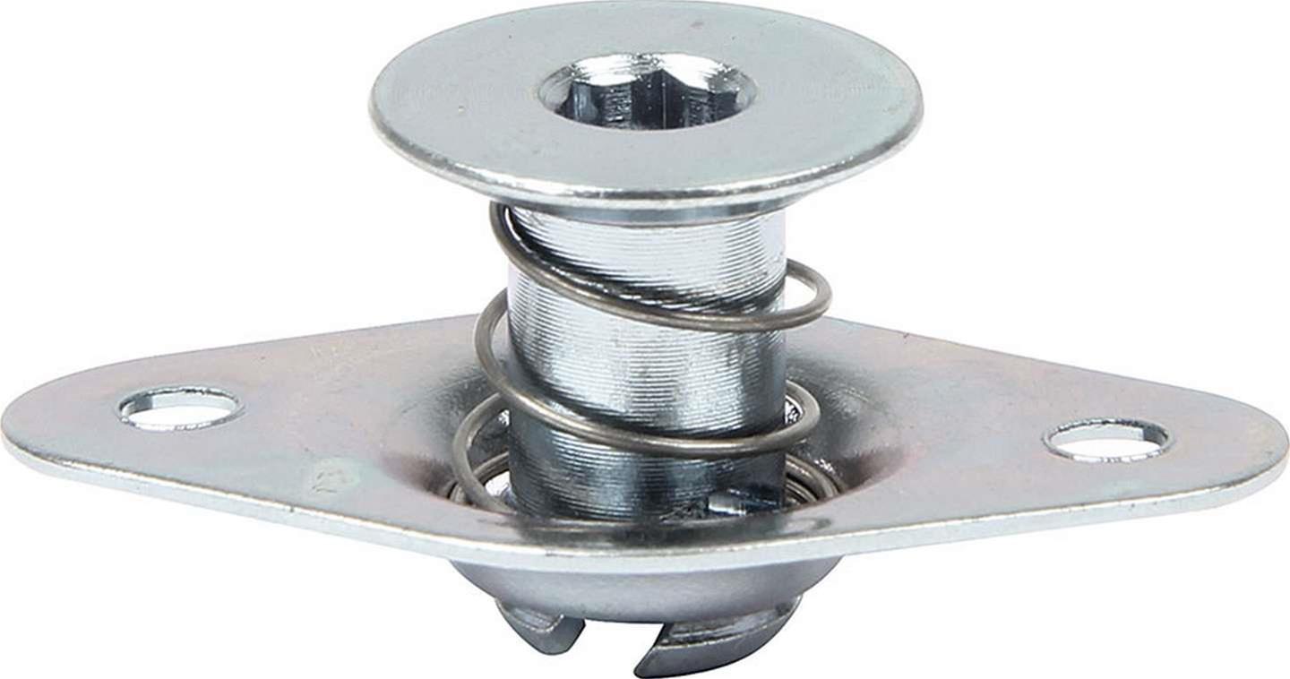 Allstar Performance Flush Head Self-Ejecting Button Fasteners ALL19133 Complete Fastener, Fastener, Quick Fasteners, Steel, Natural, 0.550 in Length, Set of 50