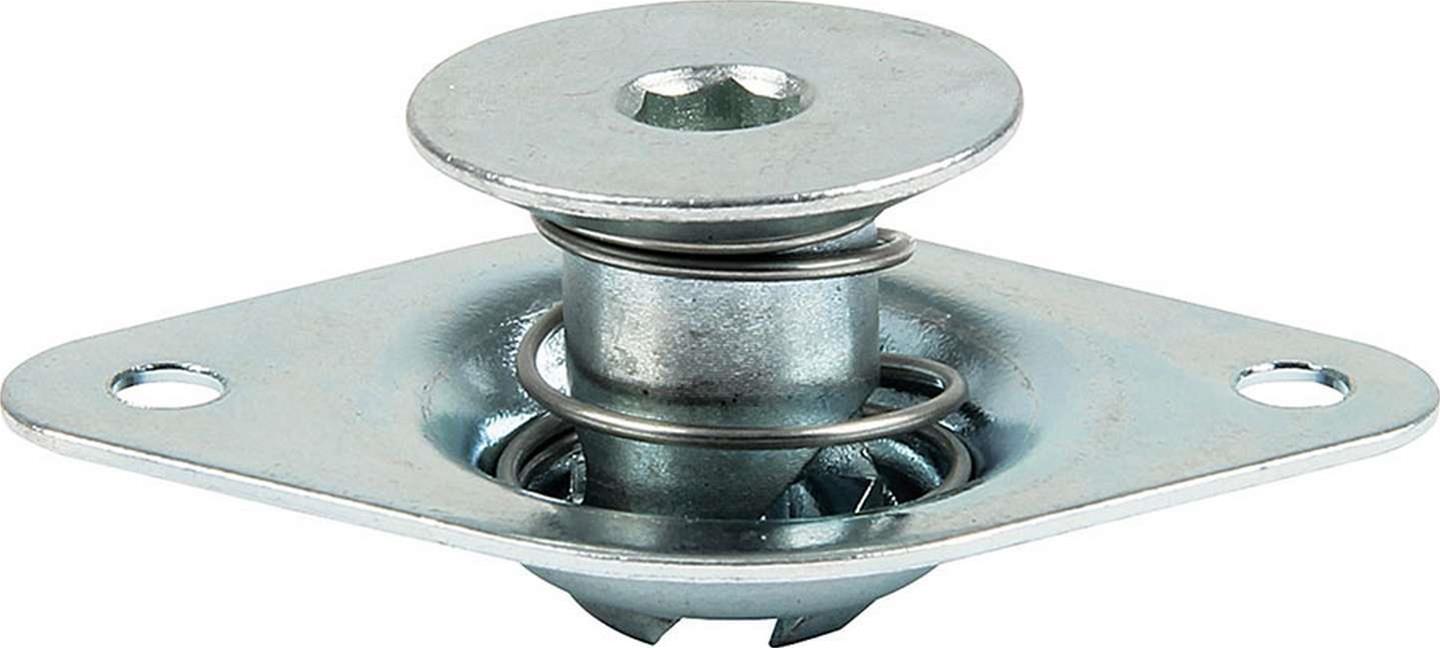 Allstar Performance Flush Head Self-Ejecting Button Fasteners ALL19136 Quick Fasteners, Button, Complete, Hex, Steel, Natural, 7/16 in. Shank Diameter, 0.500 in. Shank Length, Set of 10