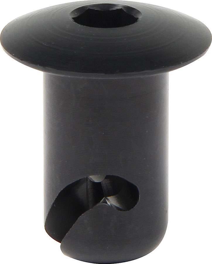 Allstar Performance Oval Head Button Fasteners ALL19177 Fasteners, Allen Head, 7/16 in x .500 in, Aluminum, Black, Set of 50