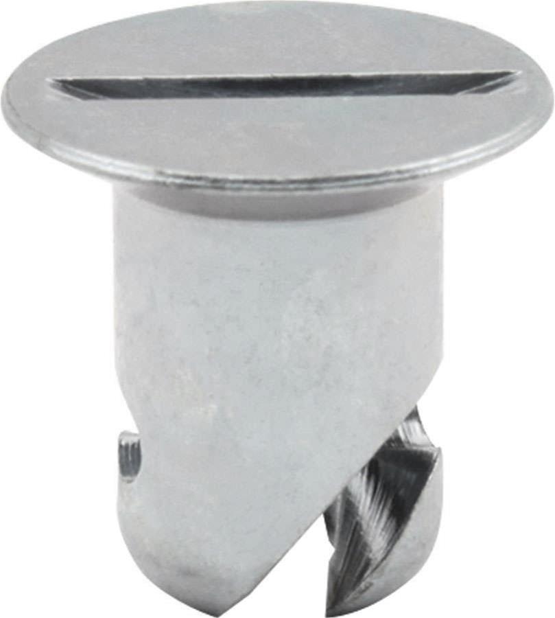 Allstar Performance Flush Head Button Fasteners ALL19190 Quick Fasteners, Fastener Head, Steel, Cadmium Plated, Slotted, 0.400 in., Set of 10