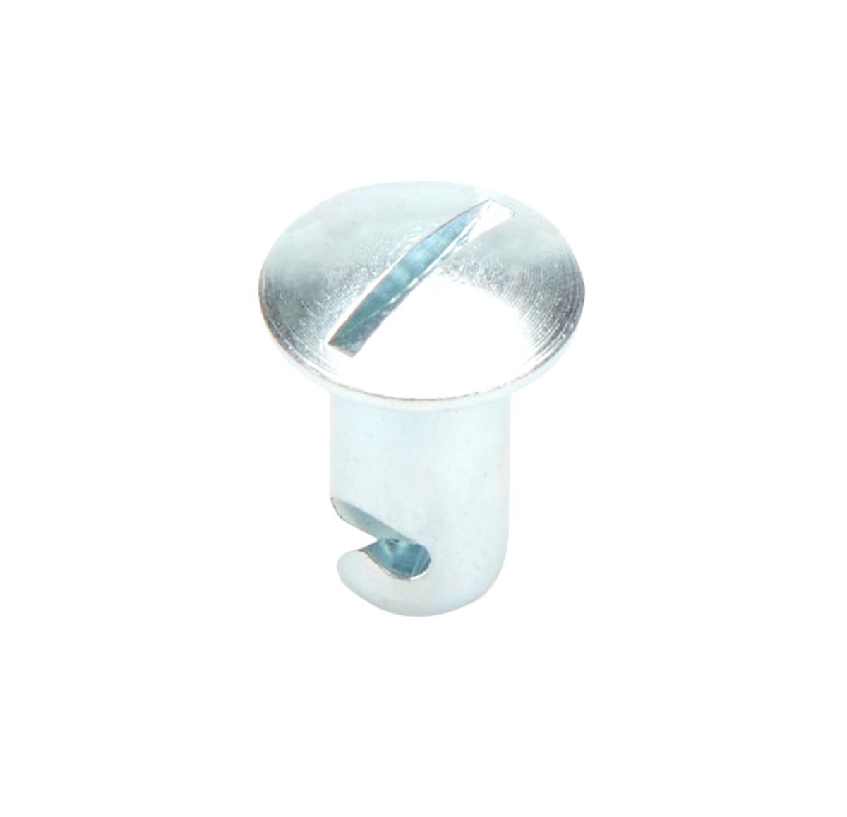 Allstar Performance Oval Head Button Fasteners ALL19211 Quick Fasteners, Fastener Head, Steel, Cadmium Plated, Slotted, 0.400 in., Set of 10