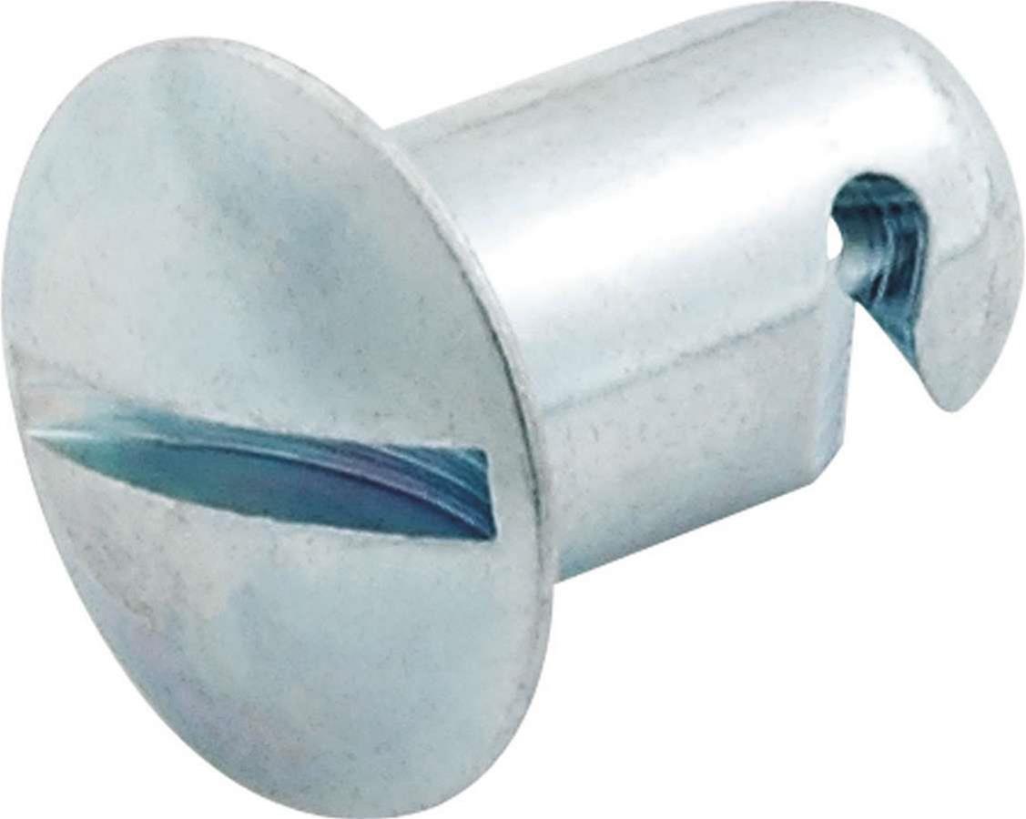 Allstar Performance Oval Head Button Fasteners ALL19216 Quick Fasteners, Fastener Head, Steel, Cadmium Plated, Slotted, 0.400 in., Set of 10