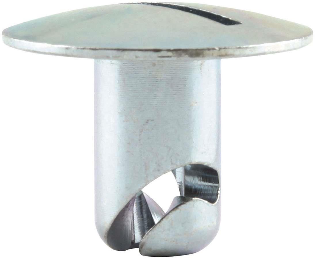 Allstar Performance Oversized Oval Head Button Fasteners ALL19223 Fastener Head, Fasteners, Quick Fastener, Steel, Cadmium Plated, 0.500 in Length, Set of 50