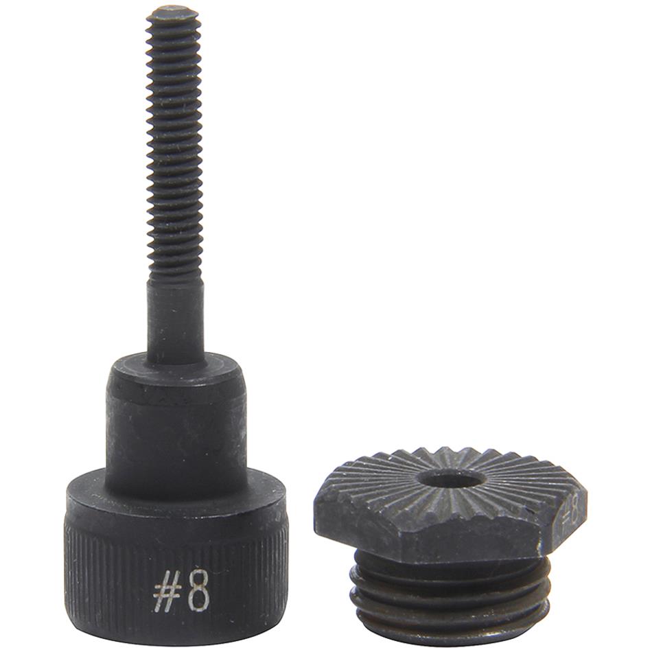 Allstar Performance Thread Setter Kits ALL19452 Kits, Mandrel and Nosepiece, 8-32, Steel, Black Anodized, Kit
