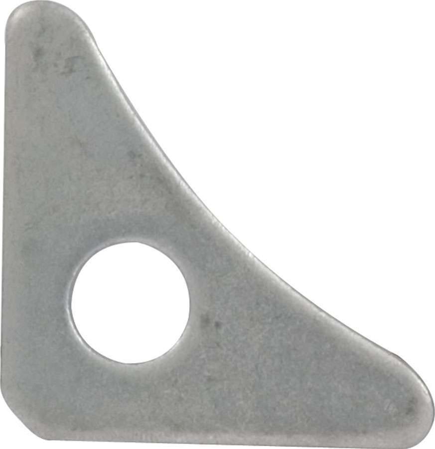 Allstar Performance Gussets ALL22194 Gusset, Mild Steel, Natural, Triangular, 0.125 in. Thick, 1.875 in. Length, One Hole, Set of 10